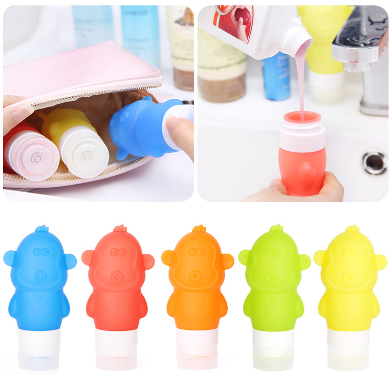 Silicone Travel Size Containers for Liquids Monkey