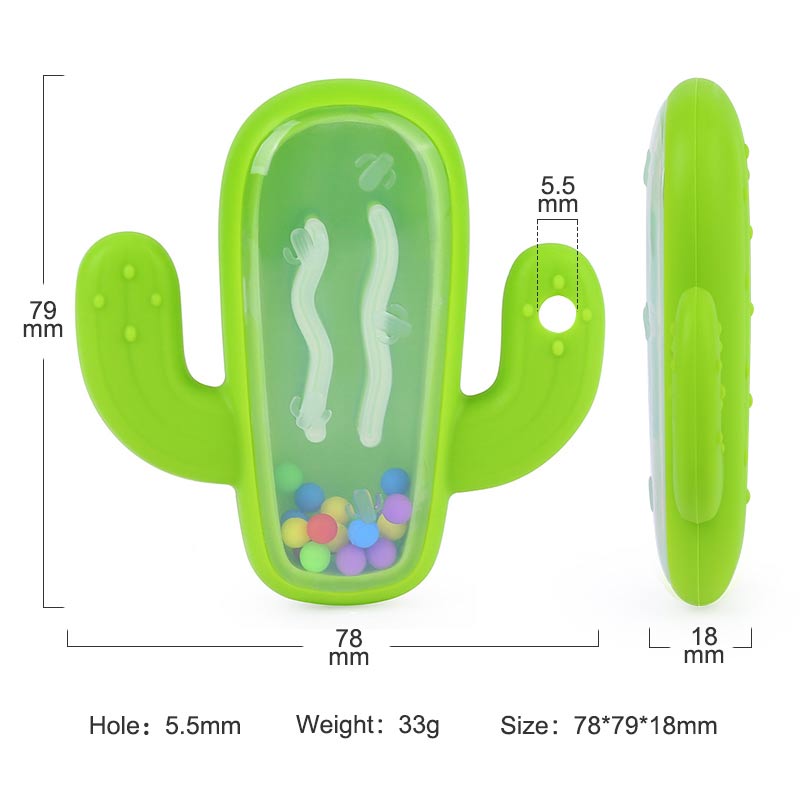 Silicone Cactus Teether