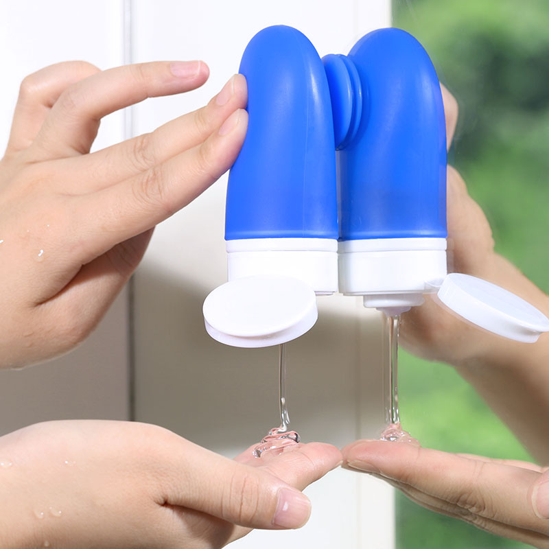 Silicone Travel Bottles With Suction Cup