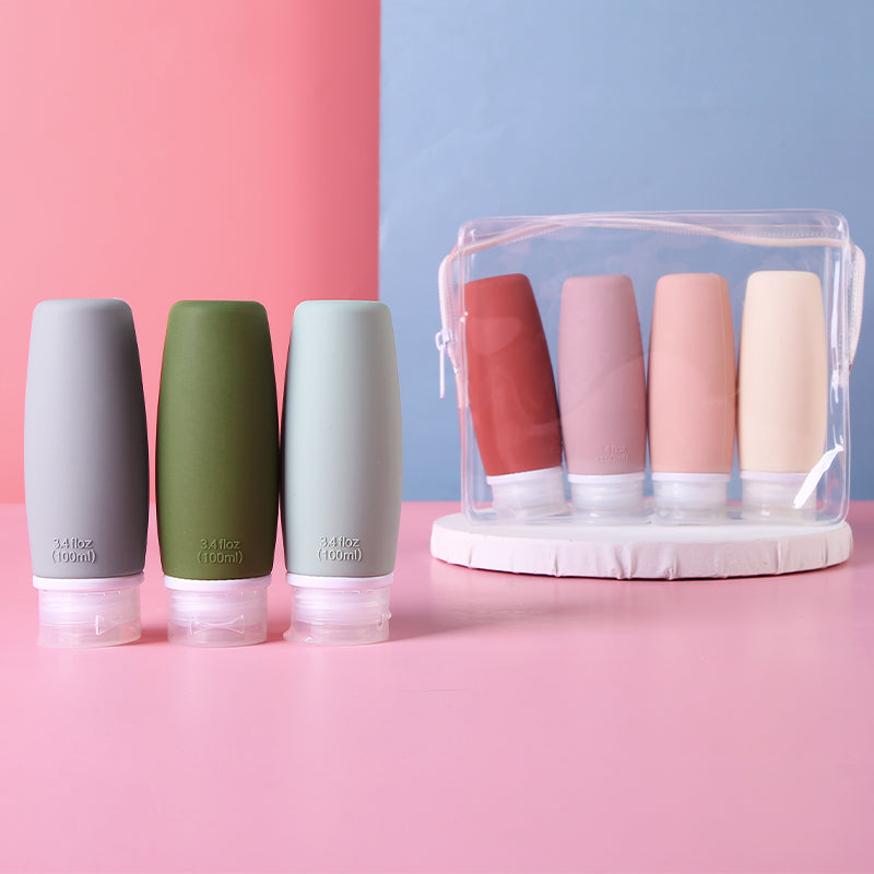 Silicone Travel Size Reusable Bottles