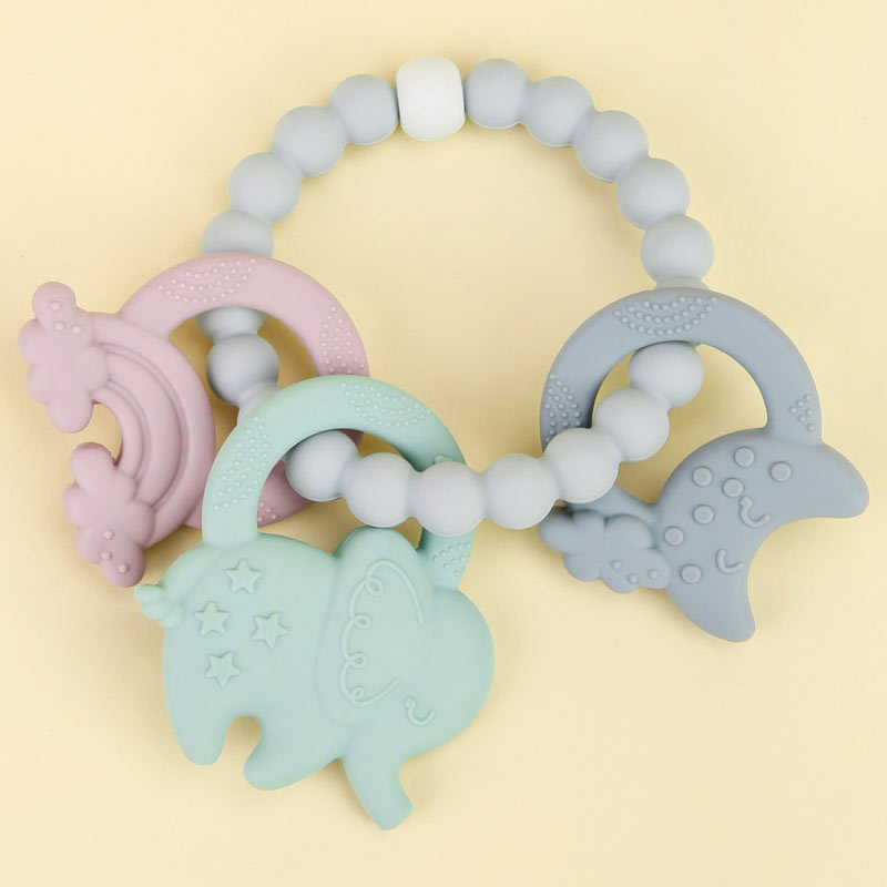 Elephant Silicone Teething Ring