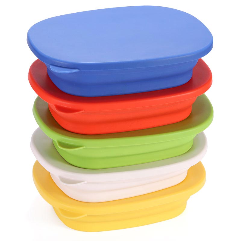 Collapsible Silicone Lunch Box 