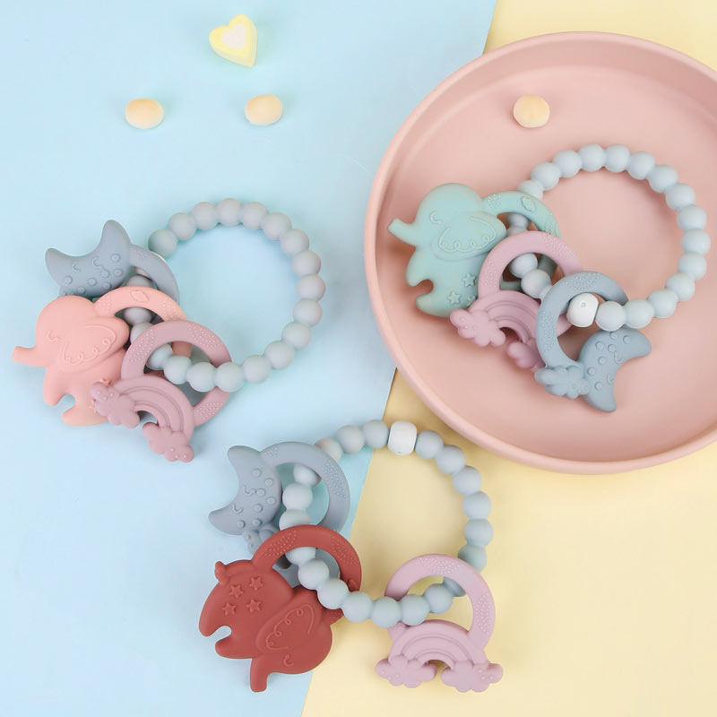 Elephant Silicone Teething Ring