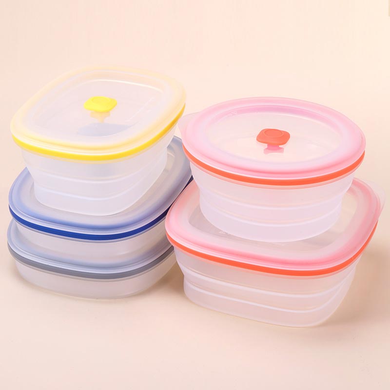 Foldable Silicone Lunch Box OEM ODM