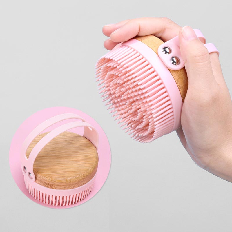 Silicone Bamboo Back Brush Manufacturer