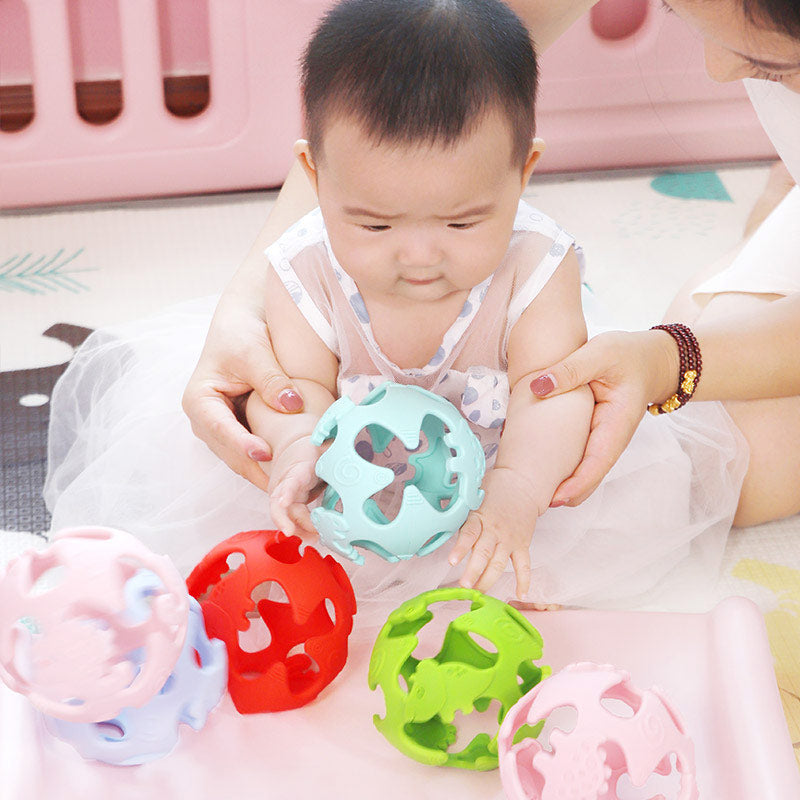 Silicone Dinosaur Teething Ball