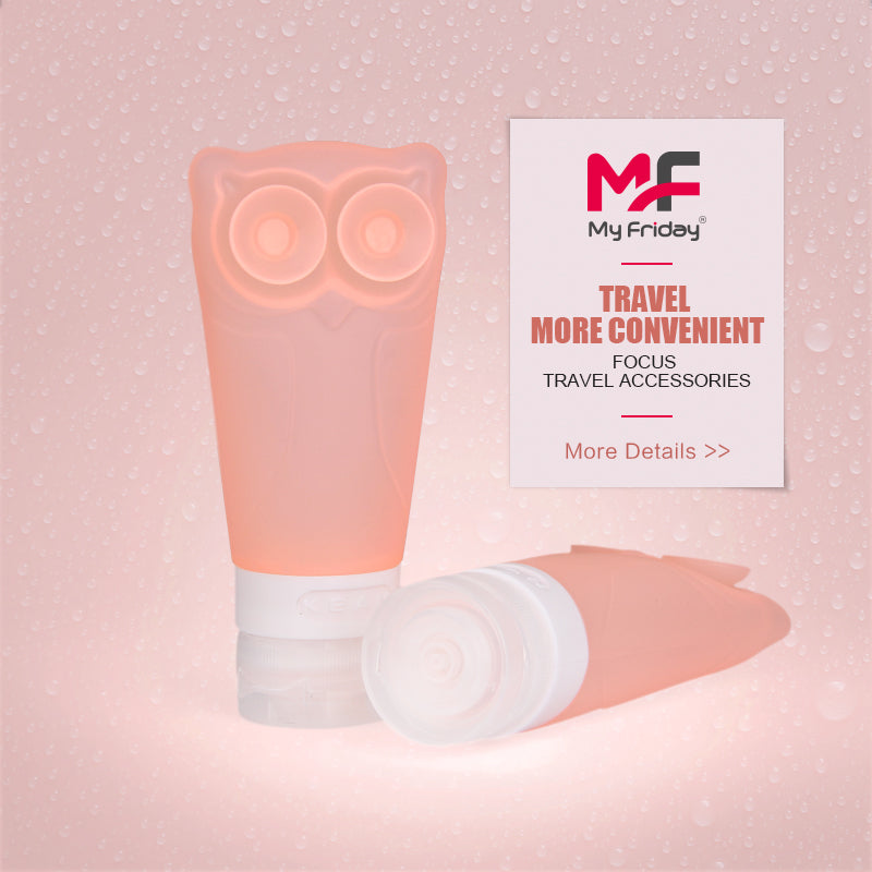 Silicone Bottles for Shampoo Owl