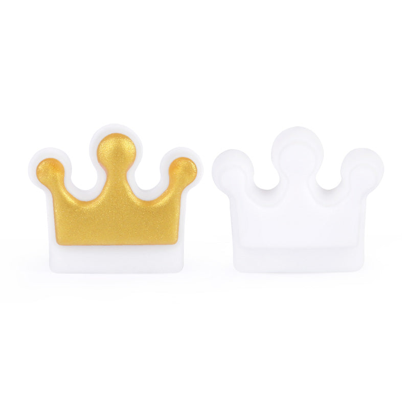 Crown Silicone Beads