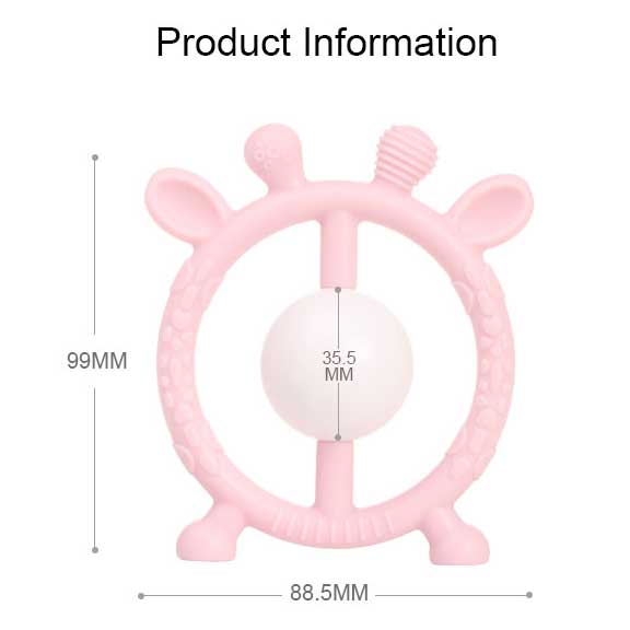 Silicone Rattle Teether