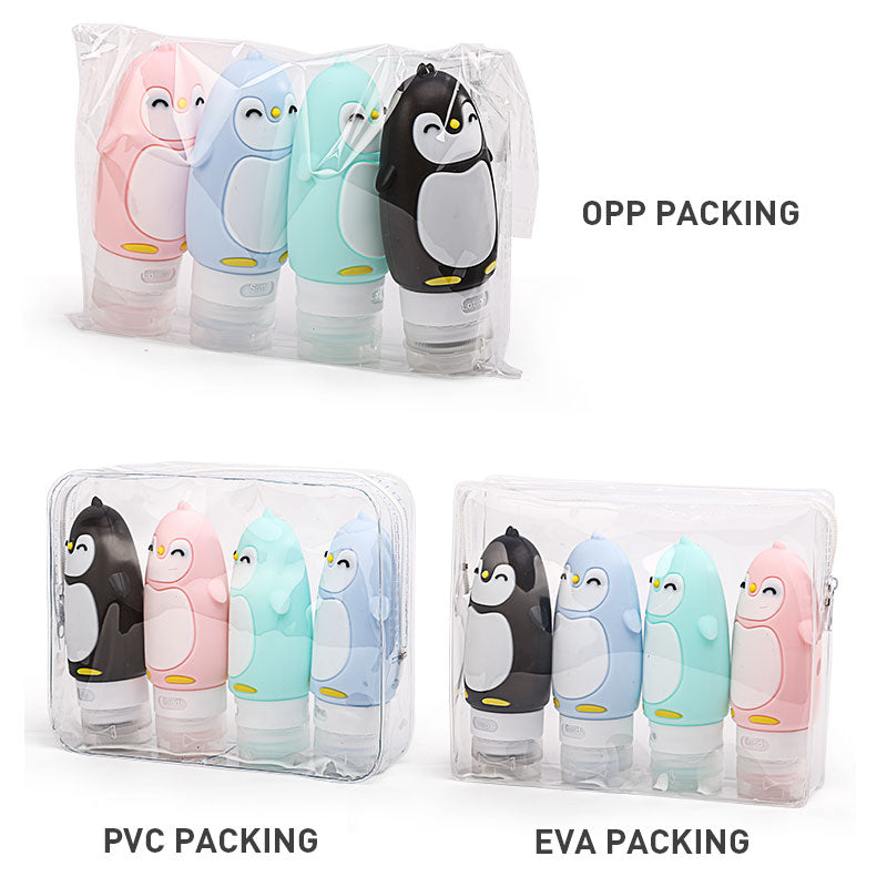 Penguin Silicone Travel Bottle