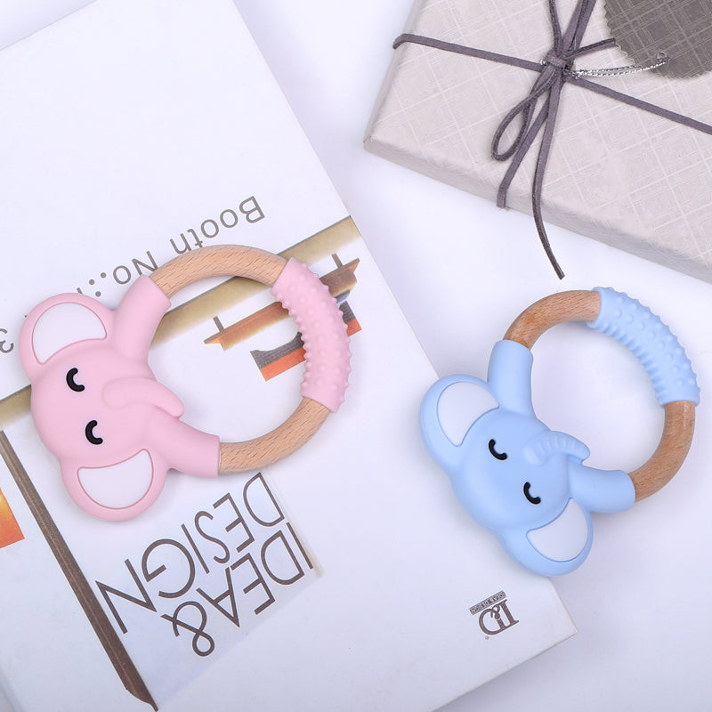 Elephant Wooden Teether