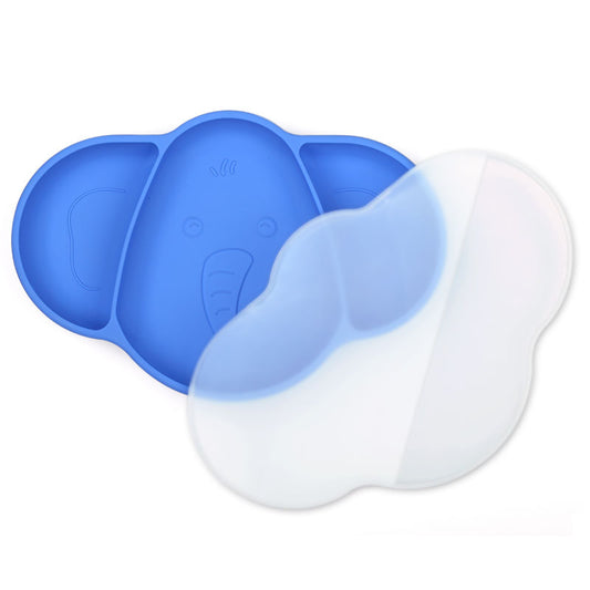 Elephant Silicone Baby Plate