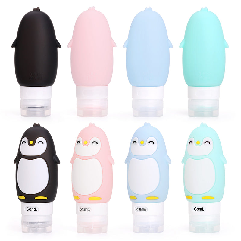 Penguin Silicone Travel Bottle