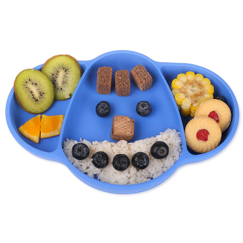Elephant Silicone Baby Plate