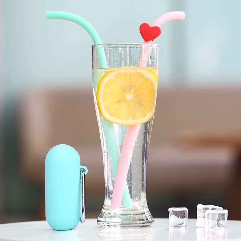 Silicone Straw Protect Case
