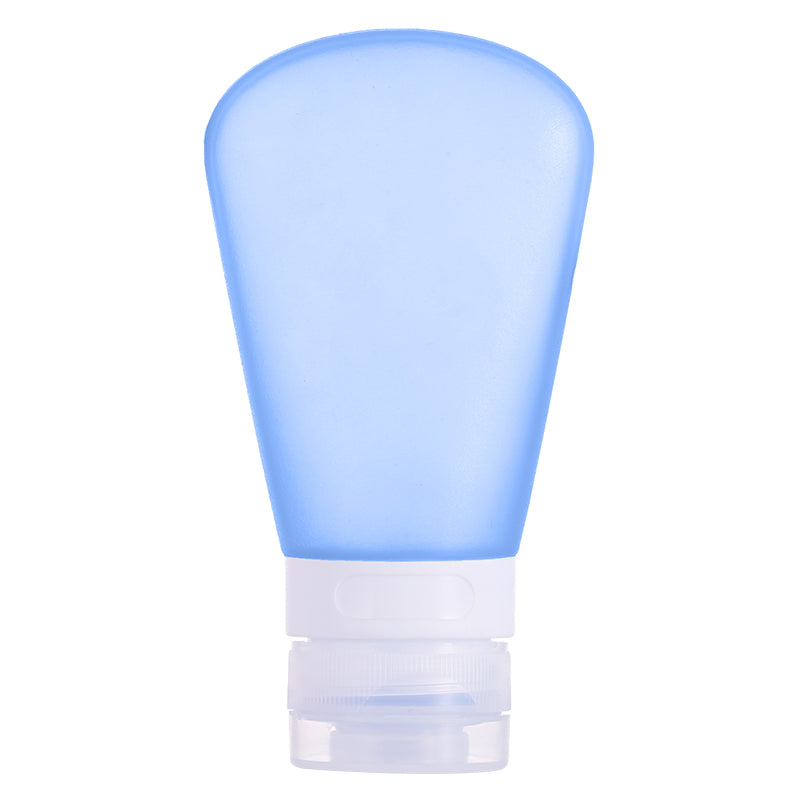 Fan shaped travel bottle | Mini silicone travel bottle