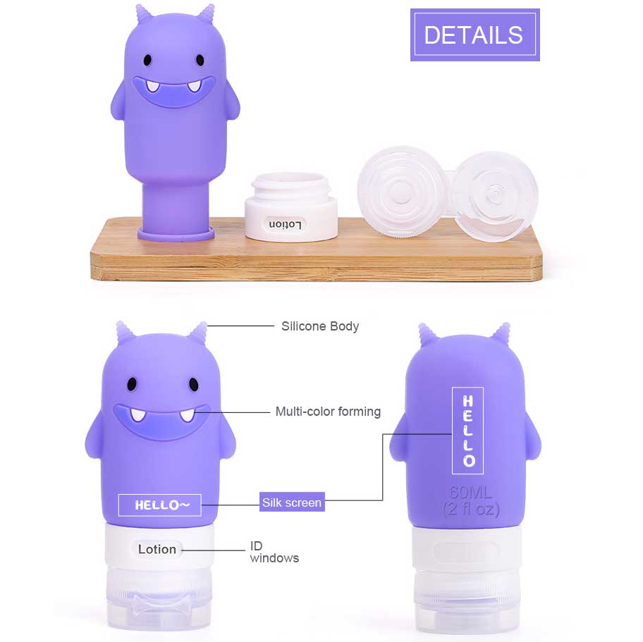 Silicone Bottle Little Monsters