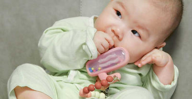 Baby likes to chew toys? It's teething!