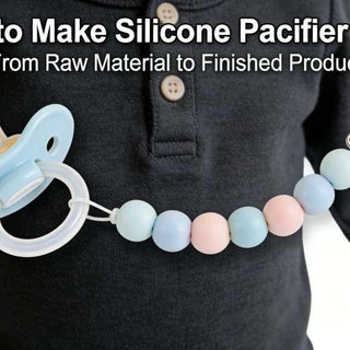 Make silicone pacifier clips