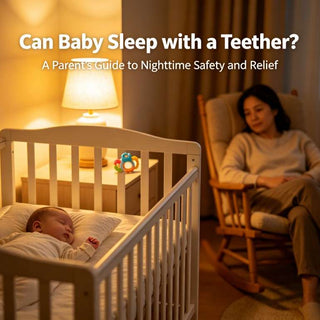 Can Baby Sleep with a Teether?