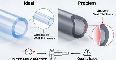 The Uneven Wall Thickness of Some Silicone Straws