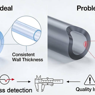 The Uneven Wall Thickness of Some Silicone Straws