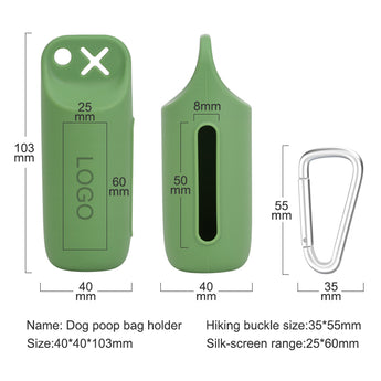Dog Poop Bag Dispenser For Walking