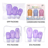 Silicone Travel Bottle with Strong Suction