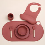 Baby Silicone Feeding Set Complete Weaning Set Custom