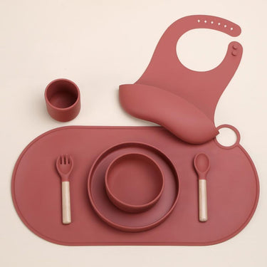 Baby Silicone Feeding Set Complete Weaning Set Custom