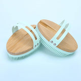 Bamboo Long Handle Bath Brush Supplier