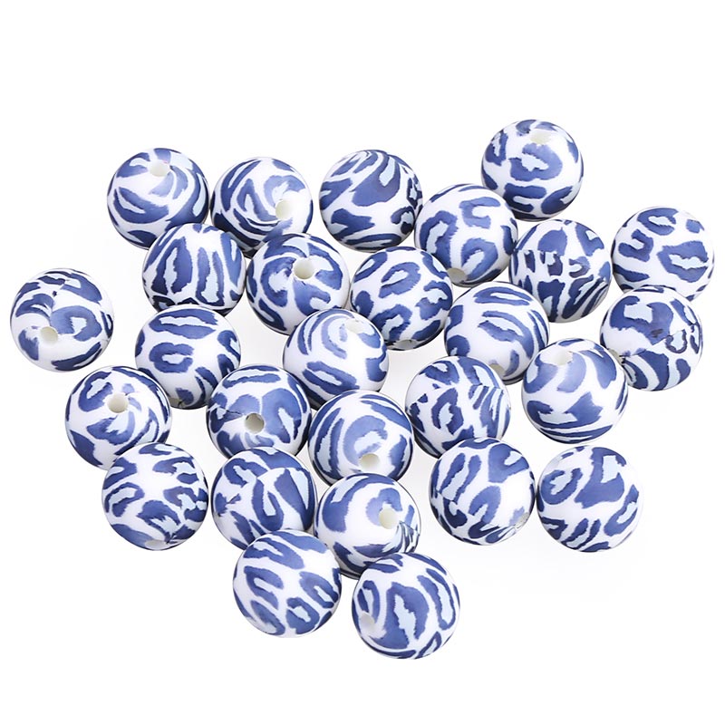 Wholesale Printed Silicone Beads