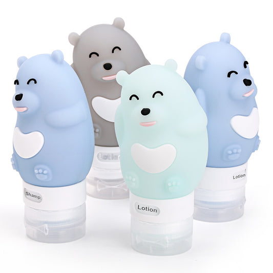 Silicone Travel Pods for Liquids Bear