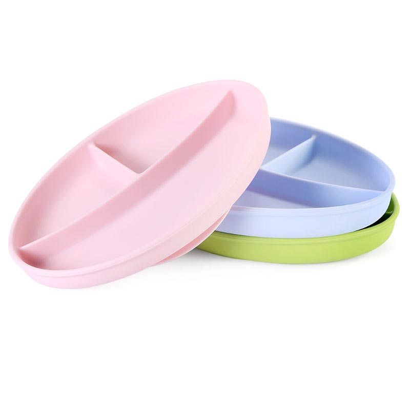 Wholesale Non Slip Plate Silicone Feeding Plate 