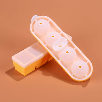 Round Ice Cube Tray Silicone Mold
