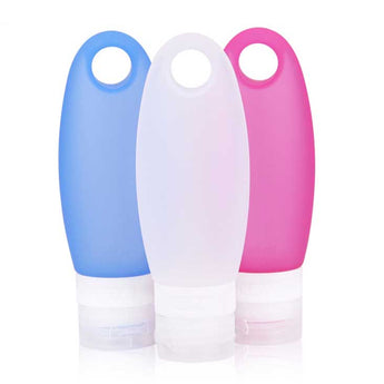 Silicone Travel Size Containers for Flying