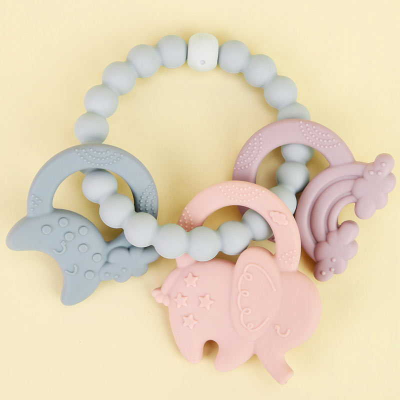 Elephant Silicone Teething Ring