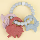 Elephant Silicone Teething Ring