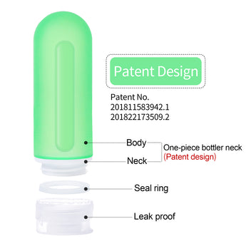 Shampoo Travel Silicone Containers