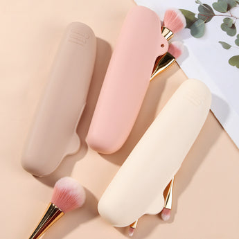 Silicone Makeup Brush Holder Portable Bag