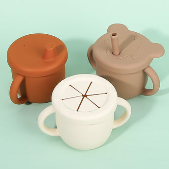Personalized Silicone Straw Sippy Cup