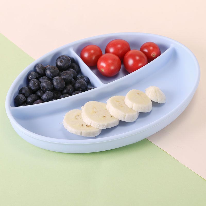 Wholesale Non Slip Plate Silicone Feeding Plate 