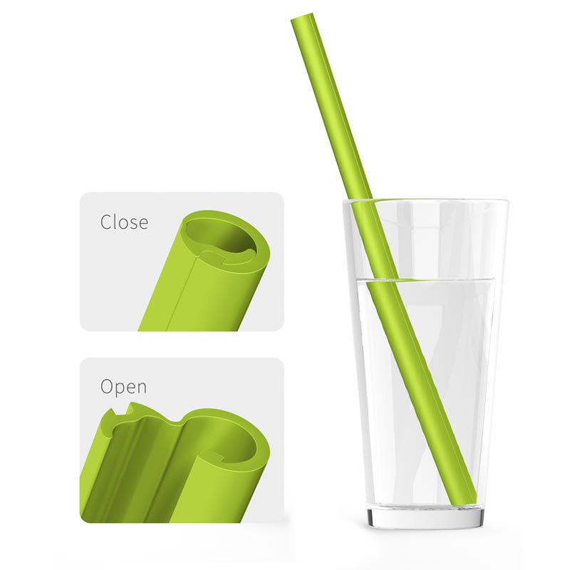 Openable Silicone Straw