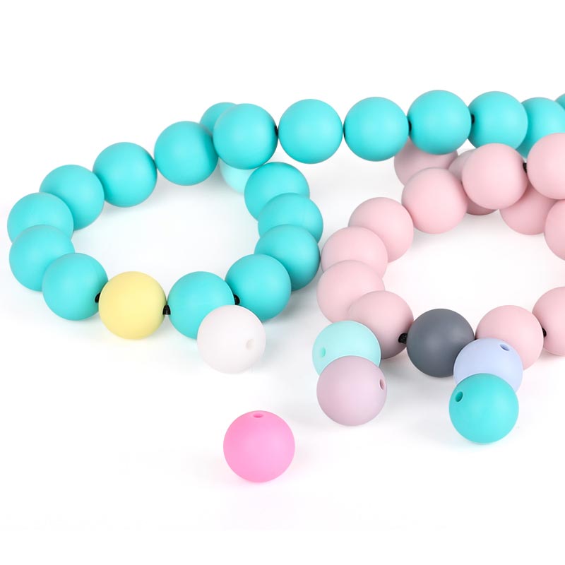 Silicone Teething Beads Necklace 