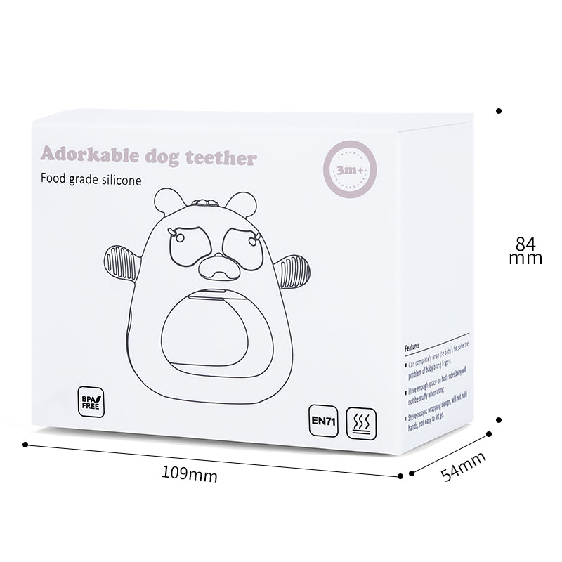 Adorkable Dog Silicone Teether