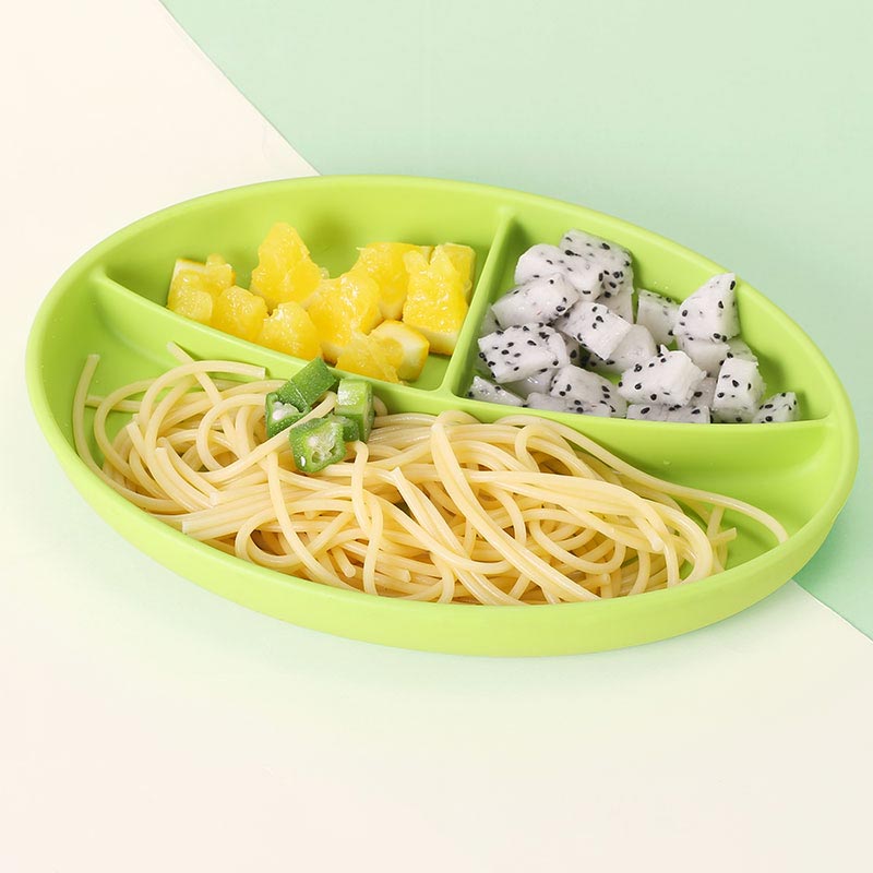 Wholesale Non Slip Plate Silicone Feeding Plate 