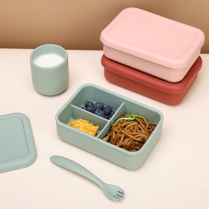 Silicone Divided Lunch Box