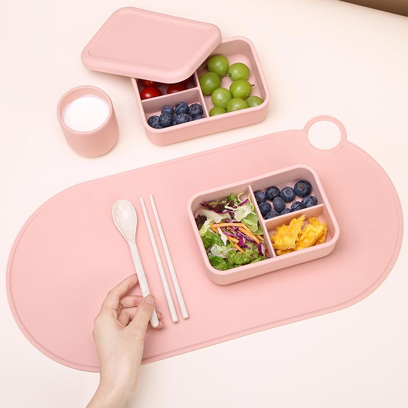 Silicone Divided Lunch Box