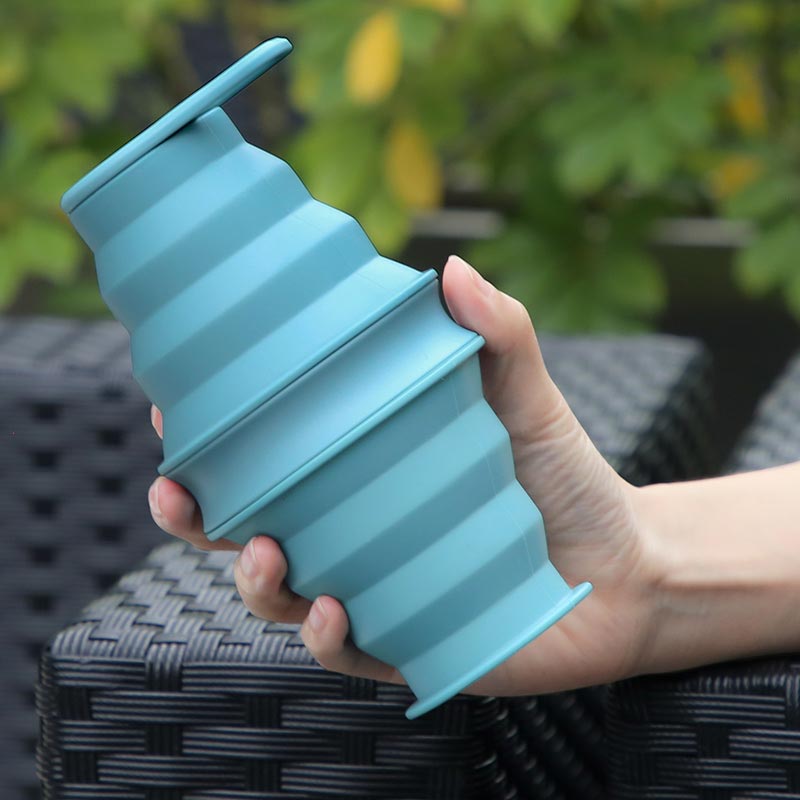 Wholesale Collapsible Silicone Water Bottle 