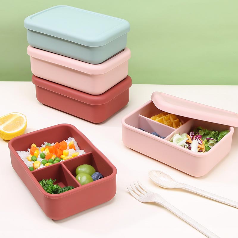 Silicone Divided Lunch Box